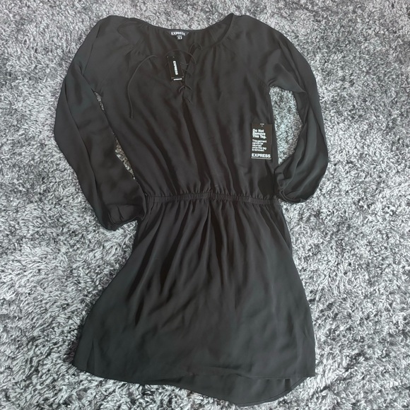 ❄️DONATING SOON! NWT Express black dress Sz XS - Picture 7 of 10